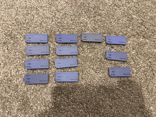 Sony memory stick cards lot - sony,
